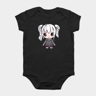 Emo Kawaii Girl Baby Bodysuit